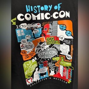 History of Comic-con T-Shirt